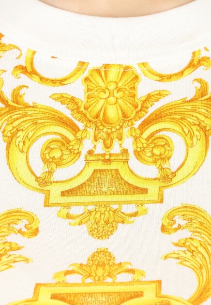 Футболка VERSACE JEANS COUTURE  - Хлопок - цвет белый
