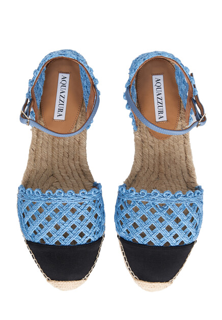 Сандалии AQUAZZURA  - Текстиль