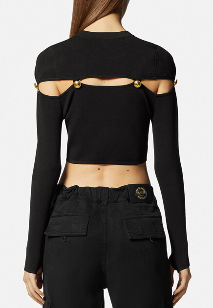 Джемпер VERSACE JEANS COUTURE  - Вискоза - цвет черный