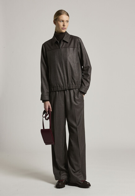 Бомбер из смесовой шерсти PESERICO - ИТАЛИЯ
