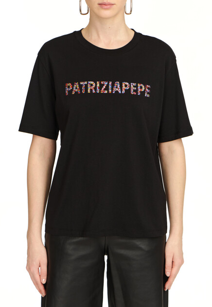 Футболка PATRIZIA PEPE  - Хлопок