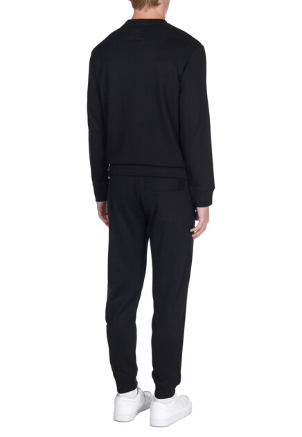 Спортивный костюм EMPORIO ARMANI  - Хлопок, Модал - цвет черный