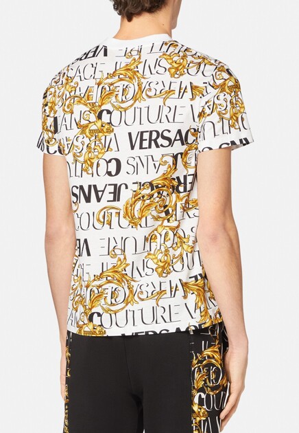 Футболка VERSACE JEANS COUTURE  - Хлопок - цвет белый