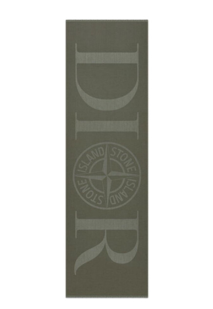Шарф с крупным логотипом DIOR & STONE ISLAND