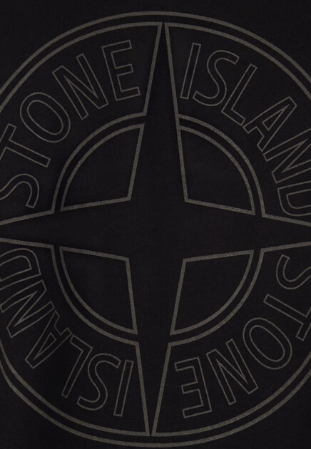 Футболка с логотипом STONE ISLAND