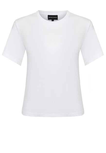 Футболка с декором  EMPORIO ARMANI