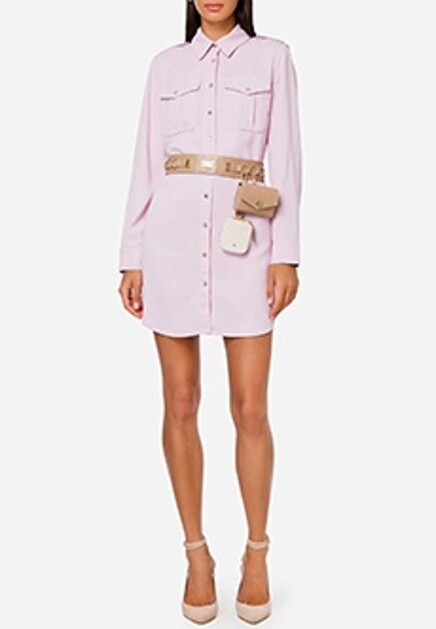 Мини-платье из денима ELISABETTA FRANCHI