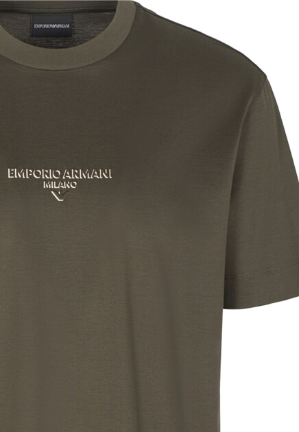 Футболка EMPORIO ARMANI  - Хлопок, Лиоцелл