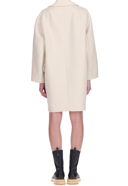 Асимметричное двубортное пальто ERMANNO SCERVINO - ИТАЛИЯ