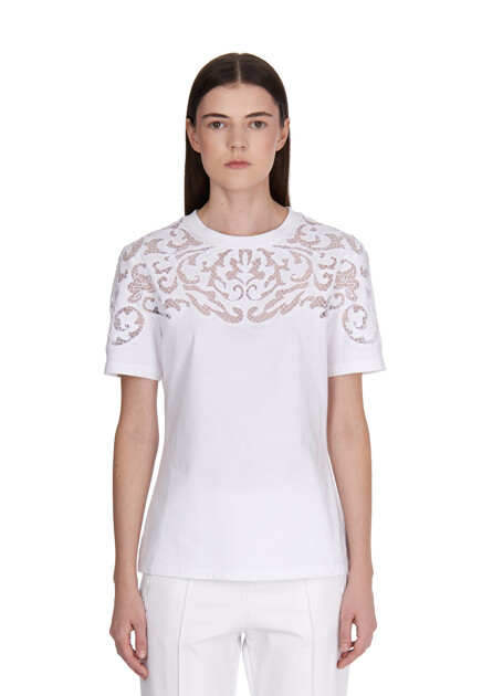 Футболка ERMANNO SCERVINO  - Хлопок