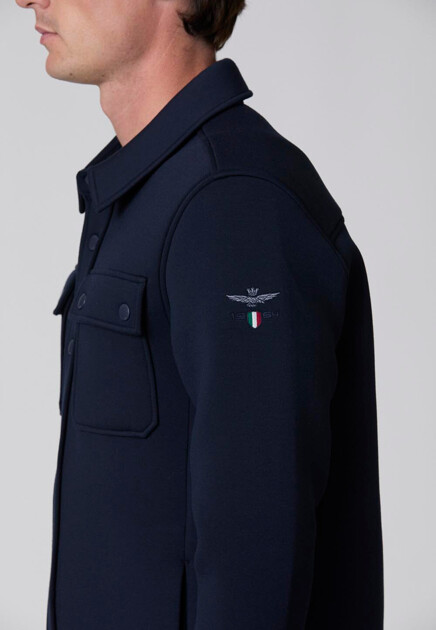 Куртка AERONAUTICA MILITARE  - Вискоза, Полиэстер - цвет синий