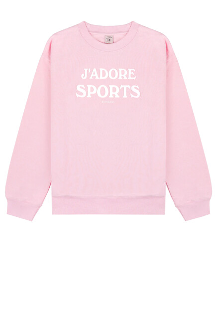 Хлопковый свитшот с принтом SPORTY&RICH
