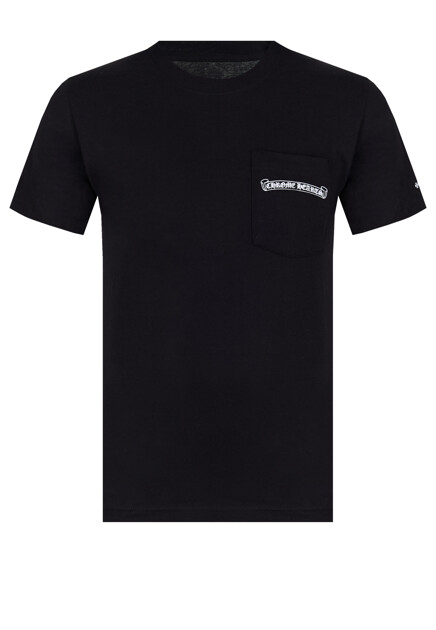 Футболка с принтом на спине CHROME HEARTS