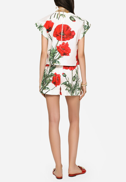 Топ DOLCE&GABBANA  - Хлопок - цвет разноцветный
