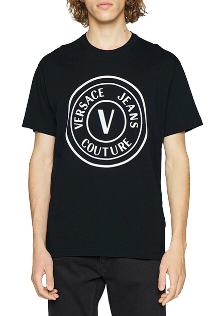 Футболка с крупным логотипом  VERSACE JEANS COUTURE