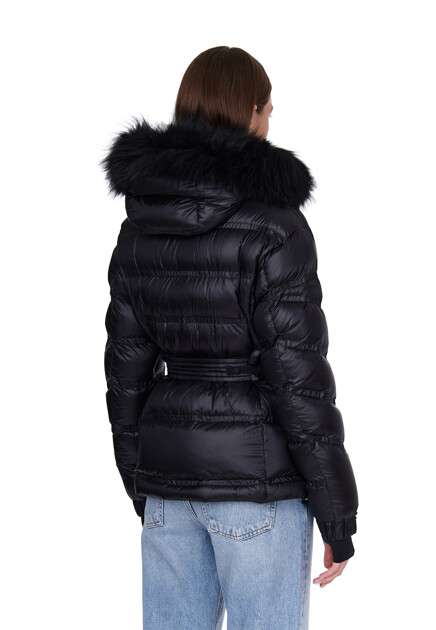 Пуховик MONCLER  - Полиамид - цвет черный