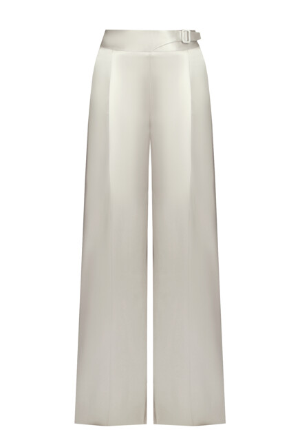 Атласные брюки со стрелками ERMANNO SCERVINO