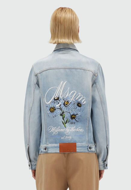 Джинсовая куртка MSGM  - Хлопок