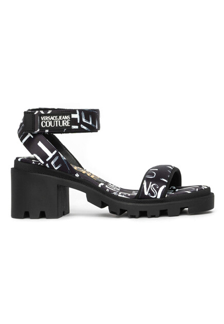 Босоножки с логотипом  VERSACE JEANS COUTURE