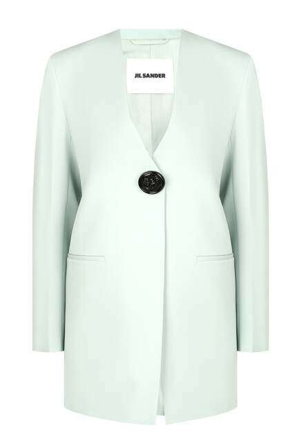 Удлиненный блейзер из шерсти JIL SANDER