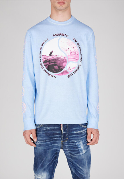 Лонгслив DSQUARED2  - Хлопок