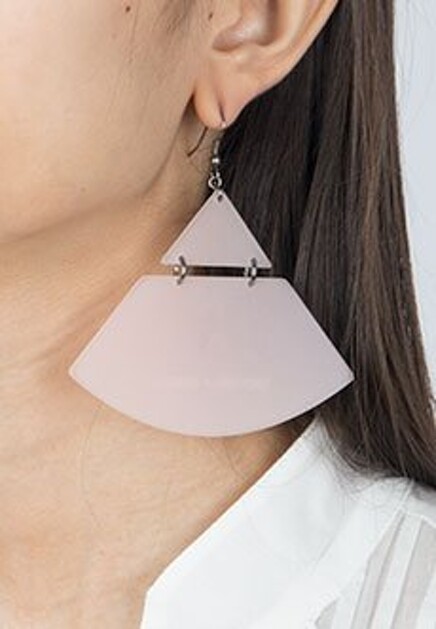 Розовые серьги EMPORIO ARMANI