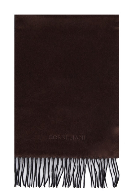 Коричневый шарф CORNELIANI