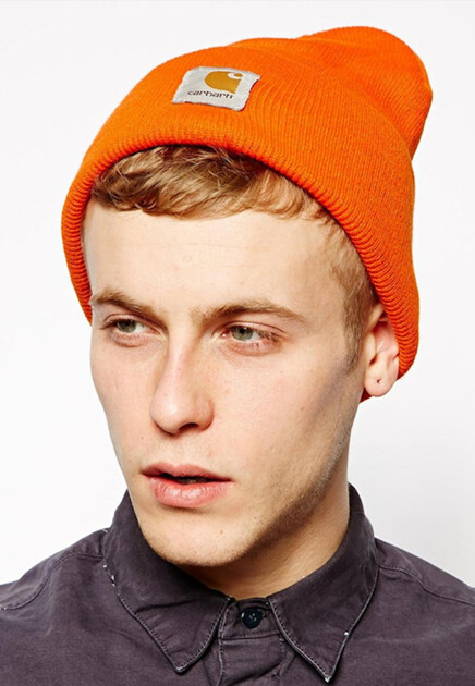Шапка CARHARTT WIP  - Акрил - цвет оранжевый