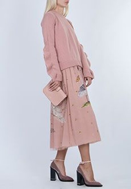 Розовый джемпер VALENTINO RED