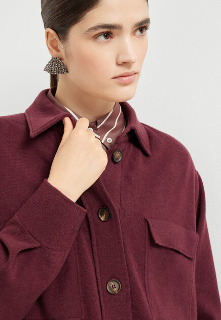 Кардиган рубашечного кроя BRUNELLO CUCINELLI