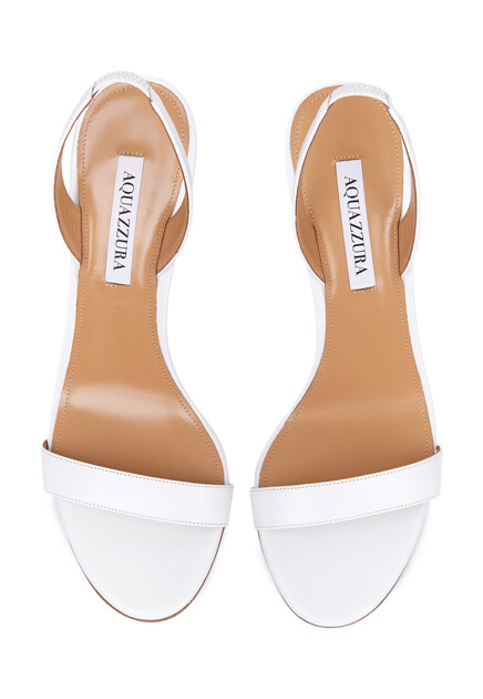 Босоножки AQUAZZURA  - Кожа - цвет белый
