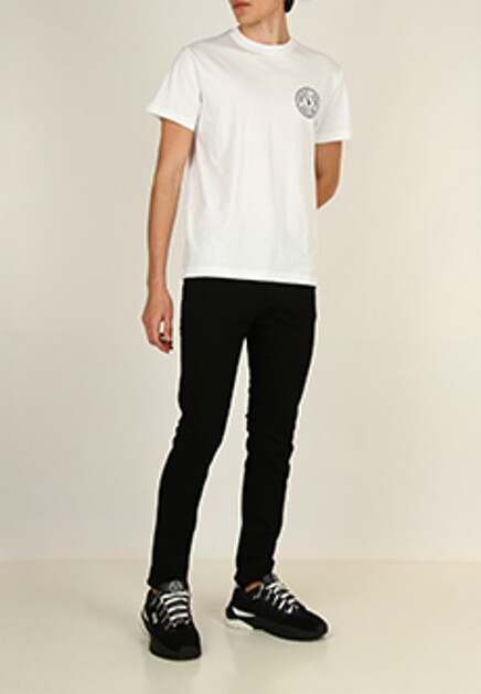 Футболка с логотипом VERSACE JEANS COUTURE