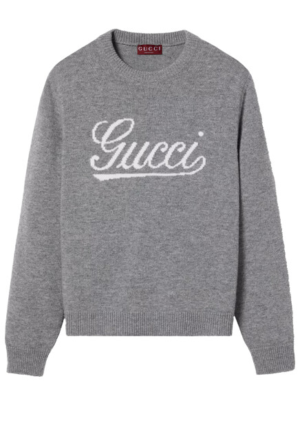 Джемпер с крупным логотипом  GUCCI