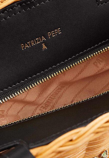 Сумка из ротанга Minimal City Bag PATRIZIA PEPE - ИТАЛИЯ