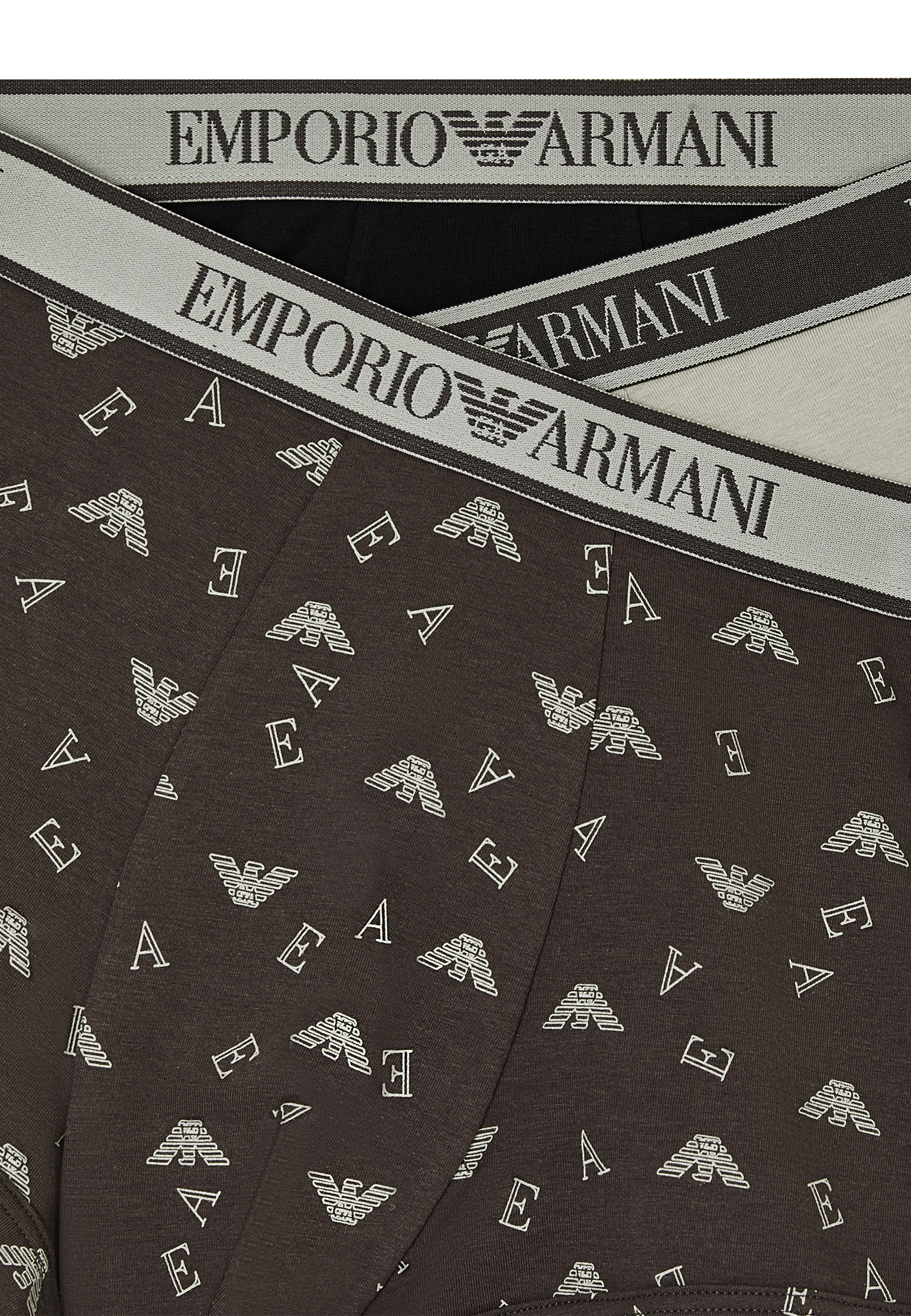 Комплект трусов EMPORIO ARMANI Underwear  - Хлопок - цвет черный