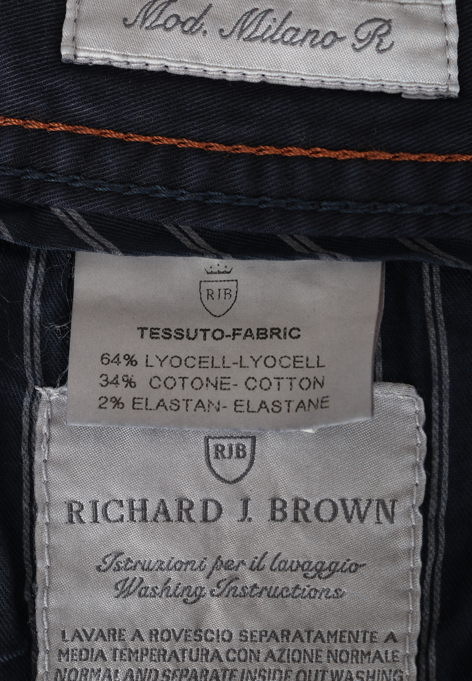 Брюки прямого кроя RICHARD J. BROWN - ИТАЛИЯ