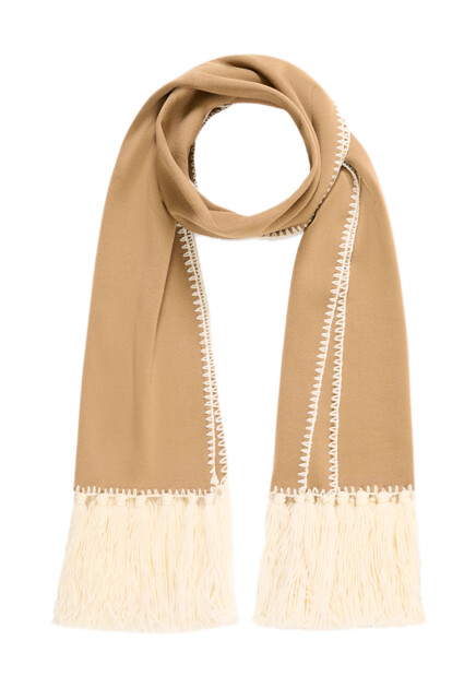 Шарф из смесовой шерсти LUISA SPAGNOLI