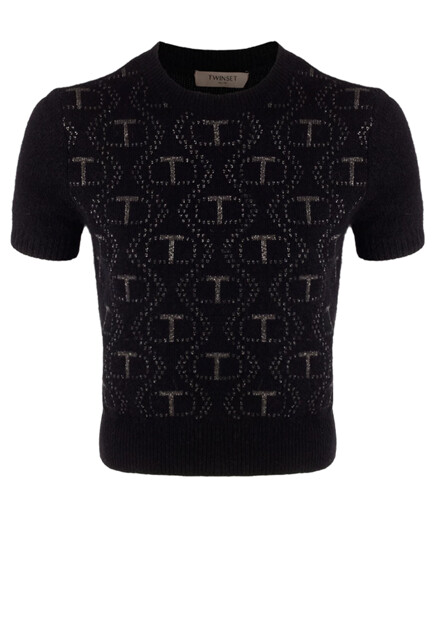 Джемпер с коротким рукавом  TWINSET Milano