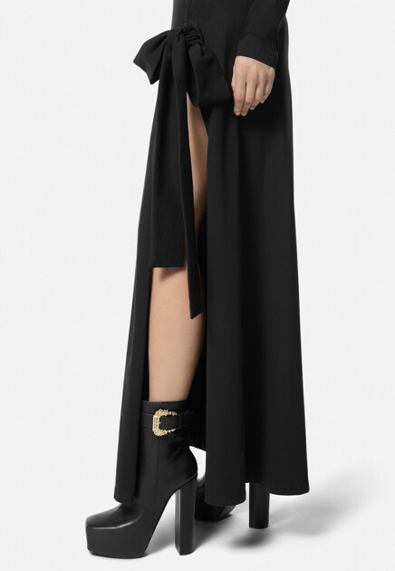 Платье VERSACE JEANS COUTURE  - Хлопок - цвет черный