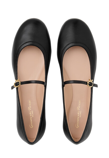 Балетки GIANVITO ROSSI  - Кожа - цвет черный