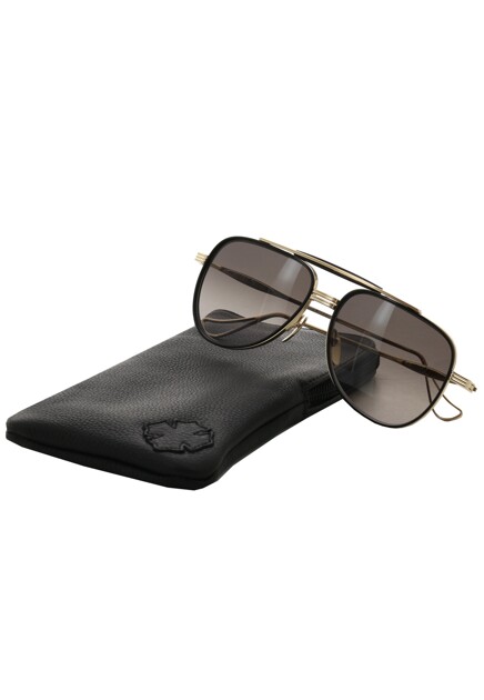 Очки CHROME HEARTS  - цвет золотой
