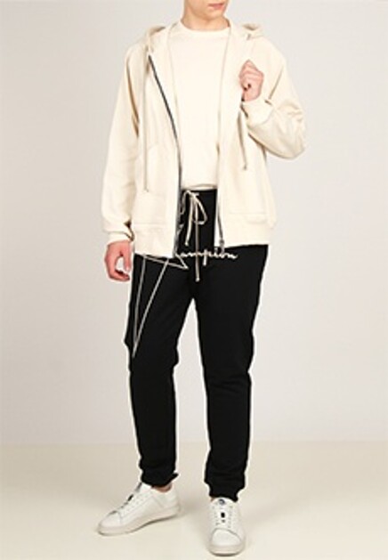 Хлопковая толстовка на молнии RICK OWENS