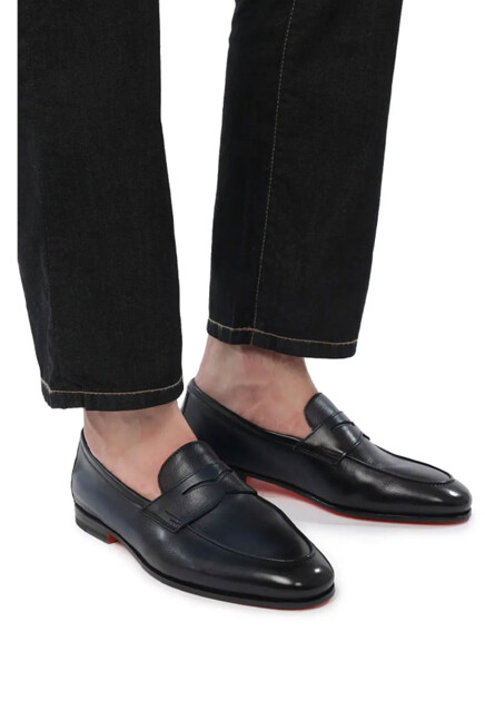 Лоферы из гладкой кожи  SANTONI