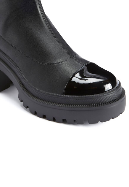 Ботфорты GIUSEPPE ZANOTTI  - Кожа - цвет черный