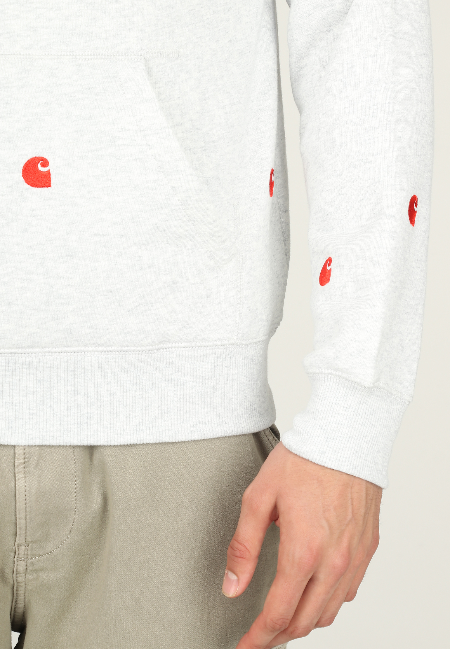 Худи из хлопкового футера CARHARTT WIP