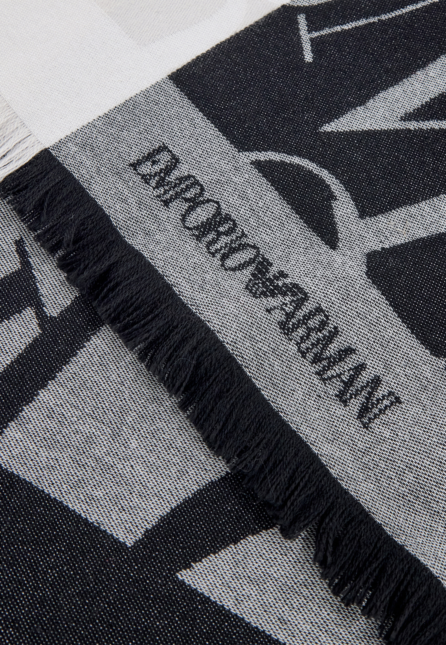 Палантин EMPORIO ARMANI  - Шерсть, Акрил