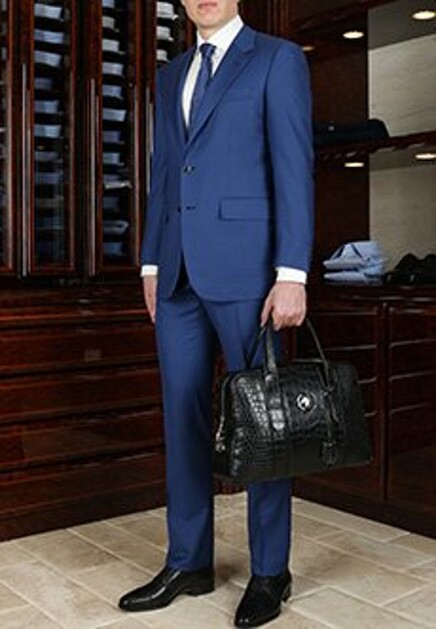 Синий костюм STEFANO RICCI