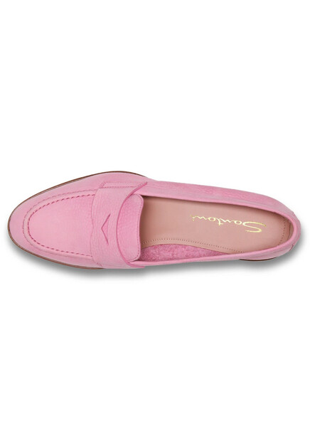 Лоферы SANTONI  - Кожа - цвет фиолетовый