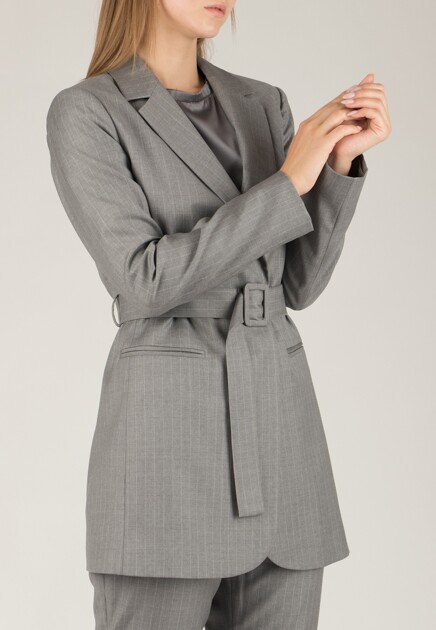 Пиджак FABIANA FILIPPI  - Шерсть - цвет серый