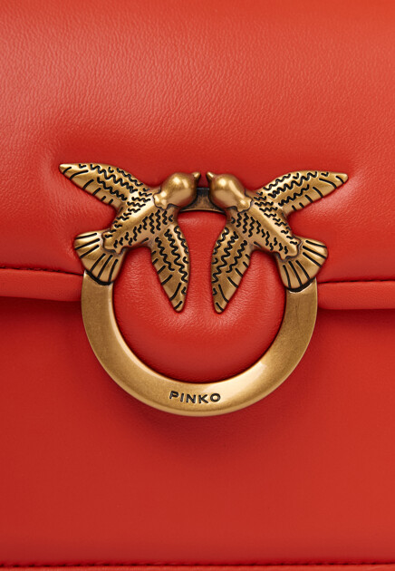 Сумка PINKO  - Кожа - цвет оранжевый